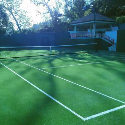 Amazing Synthetic Turf Tennis Court Built By Ferandell Tennis Courts