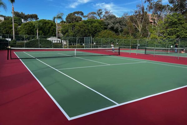 Several Tennis Courts Built By Ferandell Tennis Courts In La Jolla California