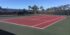 ferandell tennis courts built several new tennis courts for torrey pines high school with alternating colors; some were green on red and others were red on green.