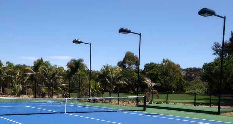 lighting options for sports and game courts