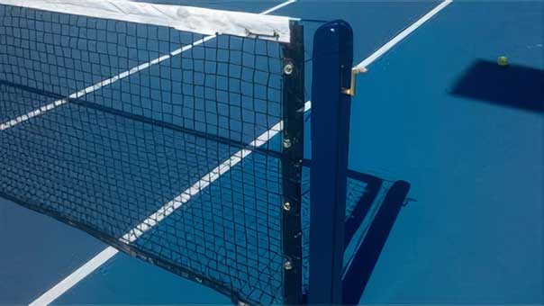 nets and net poles for sports courts